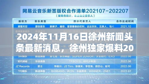 独家爆料，2024年11月16日徐州新闻头条大揭秘