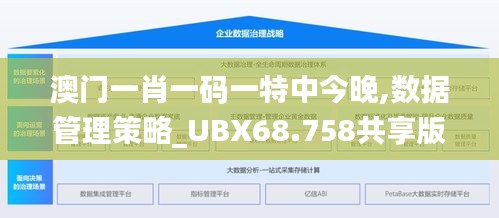 澳门一肖一码一特中今晚,数据管理策略_UBX68.758共享版