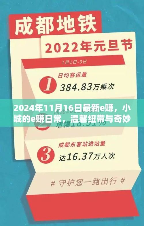 小城e赚日常，温馨纽带下的奇妙收获时光（2024年11月16日最新）