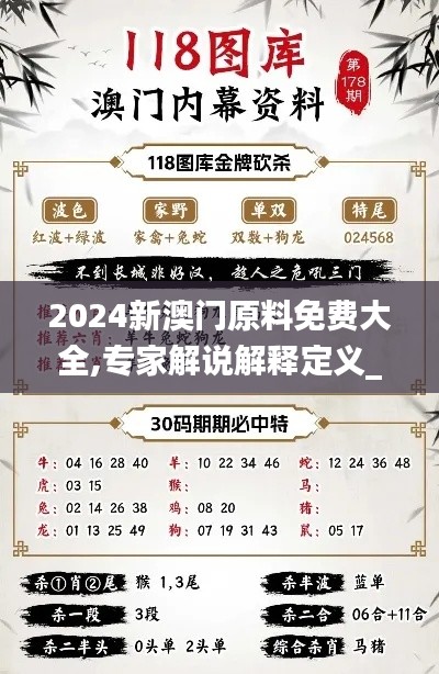 2024新澳门原料免费大全,专家解说解释定义_MTG68.462设计师版