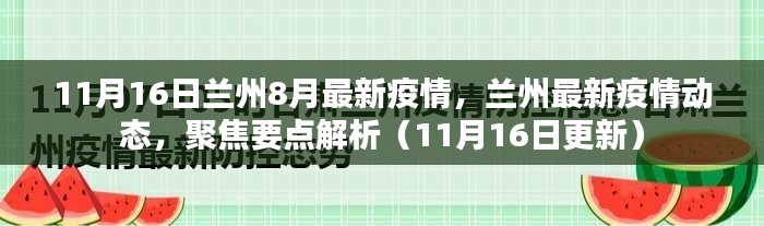 聚焦兰州疫情动态，最新疫情分析与解读（11月16日更新）