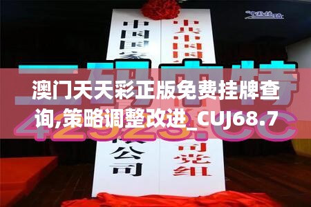 澳门天天彩正版免费挂牌查询,策略调整改进_CUJ68.772知识版