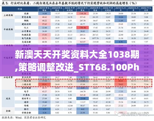 新澳天天开奖资料大全1038期,策略调整改进_STT68.100Phablet