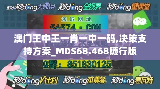 澳门王中王一肖一中一码,决策支持方案_MDS68.468随行版