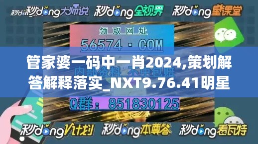 管家婆一码中一肖2024,策划解答解释落实_NXT9.76.41明星版