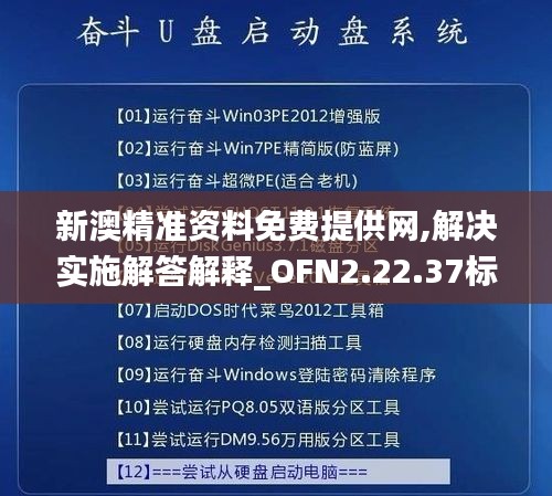 新澳精准资料免费提供网,解决实施解答解释_OFN2.22.37标准版