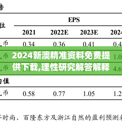 2024新澳精准资料免费提供下载,理性研究解答解释路径_LWR9.33.95原创性版