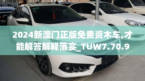 2024新澳门正版免费资木车,才能解答解释落实_TUW7.70.95神秘版