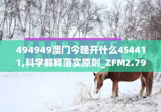 494949澳门今晚开什么454411,科学解释落实原则_ZFM2.79.45高清晰度版