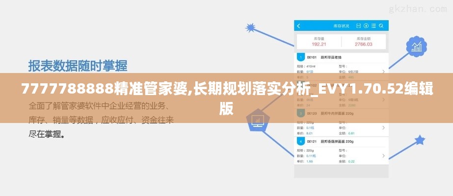 7777788888精准管家婆,长期规划落实分析_EVY1.70.52编辑版