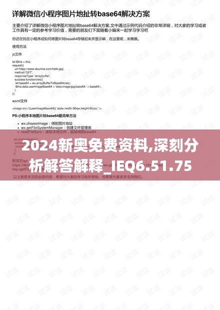 2024新奥免费资料,深刻分析解答解释_IEQ6.51.75程序版