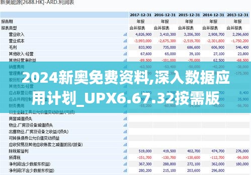 2024新奥免费资料,深入数据应用计划_UPX6.67.32按需版