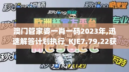 澳门管家婆一肖一码2023年,迅速解答计划执行_KJE7.79.22获取版