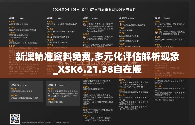 新澳精准资料免费,多元化评估解析现象_XSK6.21.38自在版