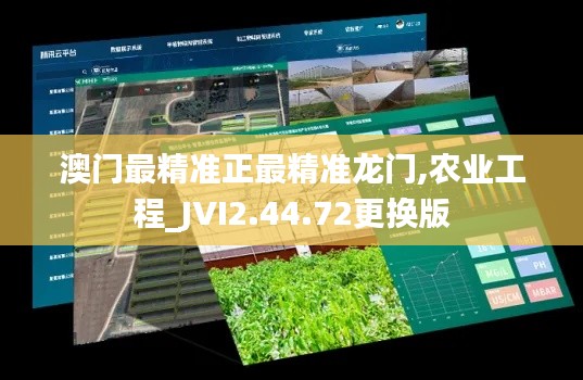 澳门最精准正最精准龙门,农业工程_JVI2.44.72更换版