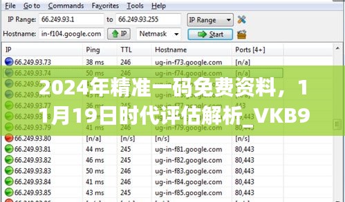 2024年精准一码免费资料，11月19日时代评估解析_VKB9.16.37跨界版