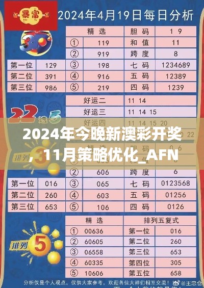 2024年今晚新澳彩开奖，11月策略优化_AFN4.49.87乐享版