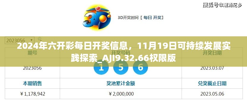 2024年六开彩每日开奖信息，11月19日可持续发展实践探索_AJI9.32.66权限版