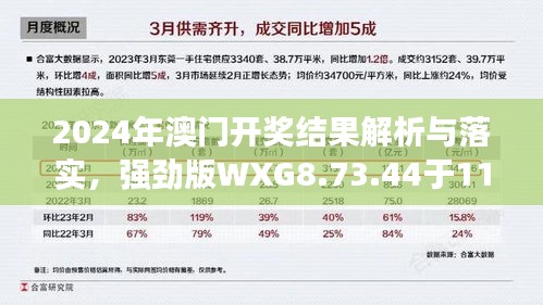 2024年澳门开奖结果解析与落实，强劲版WXG8.73.44于11月发布