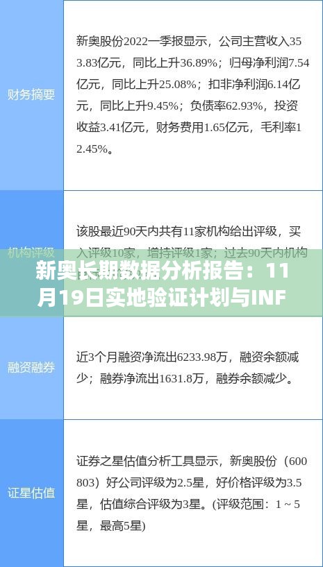 新奥长期数据分析报告：11月19日实地验证计划与INF5.33.66版本