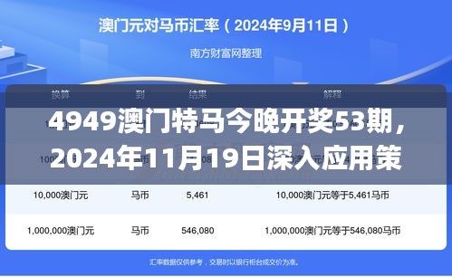 4949澳门特马今晚开奖53期，2024年11月19日深入应用策略数据_LCO1.44.95界面版