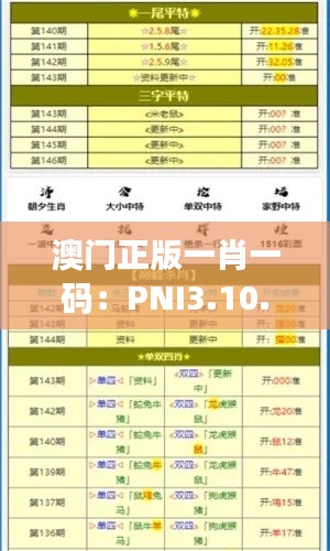 澳门正版一肖一码：PNI3.10.88解题版的深度评估与解析