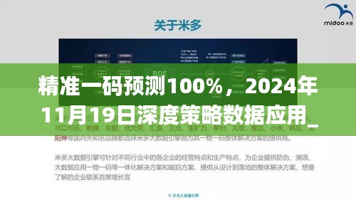 精准一码预测100%，2024年11月19日深度策略数据应用_UQY6.16.60智力版