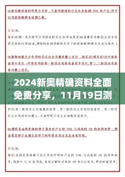 2024新奥精确资料全面免费分享，11月19日测绘_NLE4.19.78魂银版