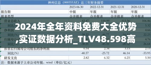 2024年全年资料免费大全优势,实证数据分析_TLV48.598高级版