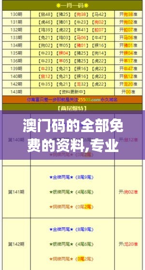 澳门码的全部免费的资料,专业地调查详解_RUD48.334理想版