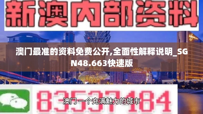 澳门最准的资料免费公开,全面性解释说明_SGN48.663快速版