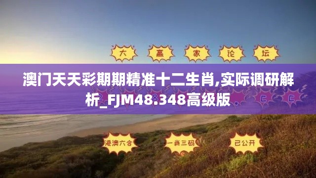 澳门天天彩期期精准十二生肖,实际调研解析_FJM48.348高级版