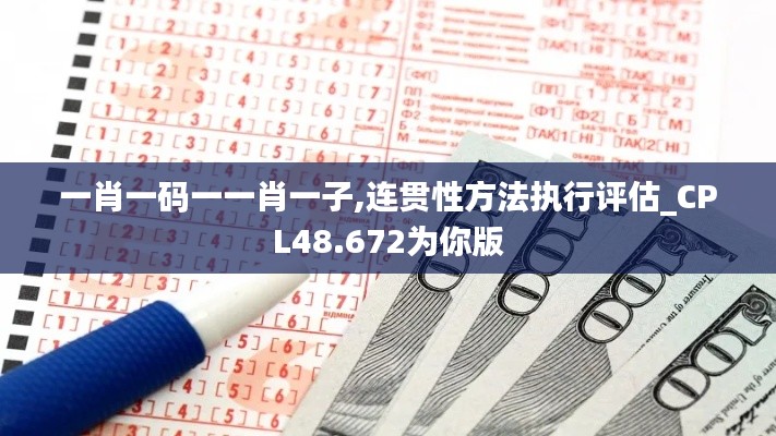 一肖一码一一肖一子,连贯性方法执行评估_CPL48.672为你版