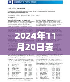 2024年11月20日麦瑞技术初学者进阶指南，掌握最新技术要点