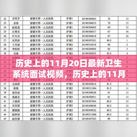 历史上的11月20日，最新卫生系统面试视频的前世今生探索