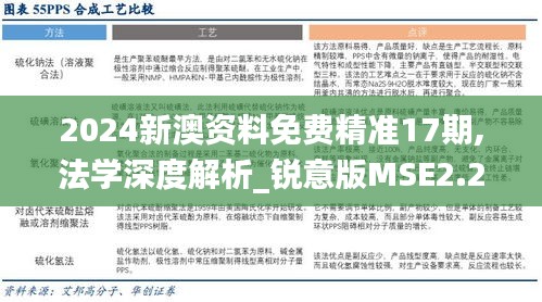 2024新澳资料免费精准17期,法学深度解析_锐意版MSE2.26