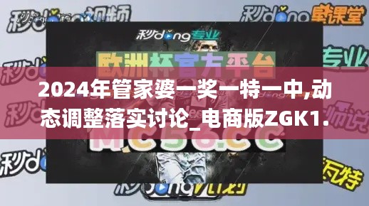 2024年管家婆一奖一特一中,动态调整落实讨论_电商版ZGK1.47