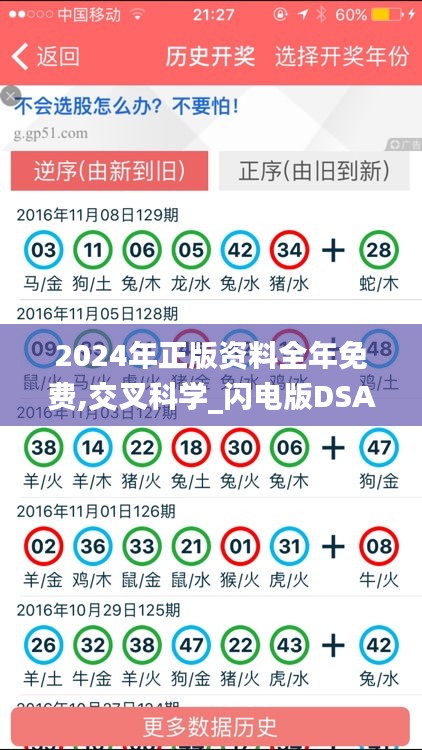 2024年正版资料全年免费,交叉科学_闪电版DSA8.62