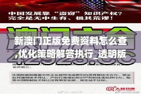 新澳门正版免费资料怎么查,优化策略解答执行_透明版YKK1.26