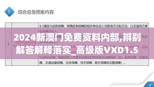 2024新澳门免费资料内部,辨别解答解释落实_高级版VXD1.54