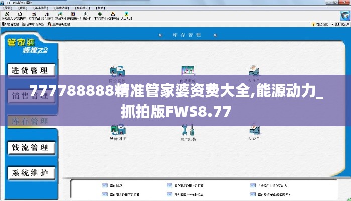 777788888精准管家婆资费大全,能源动力_抓拍版FWS8.77