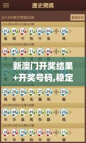 新澳门开奖结果+开奖号码,稳定性的落实解析_随身版YXH2.10