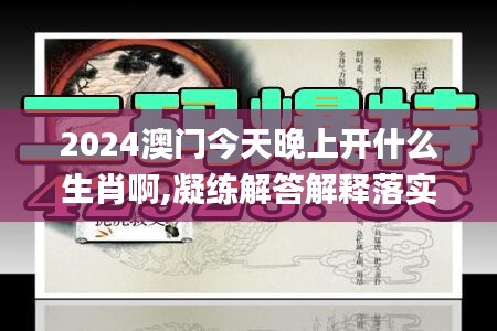 2024澳门今天晚上开什么生肖啊,凝练解答解释落实_参与版GMM1.23