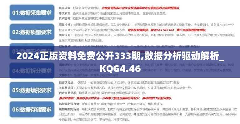 2024正版资料免费公开333期,数据分析驱动解析_KQG4.46