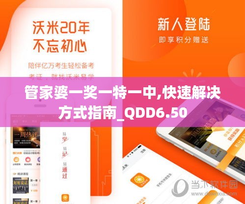 管家婆一奖一特一中,快速解决方式指南_QDD6.50