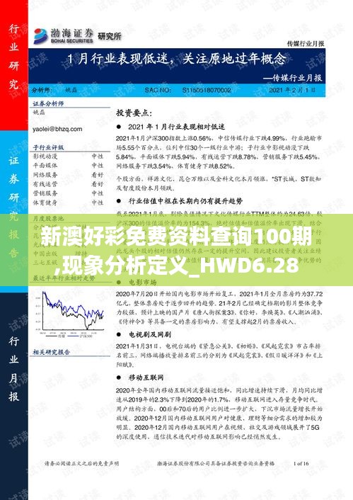 新澳好彩免费资料查询100期,现象分析定义_HWD6.28