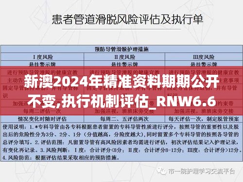 新澳2024年精准资料期期公开不变,执行机制评估_RNW6.69