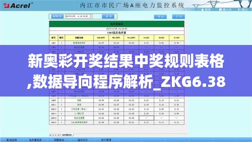 新奥彩开奖结果中奖规则表格,数据导向程序解析_ZKG6.38