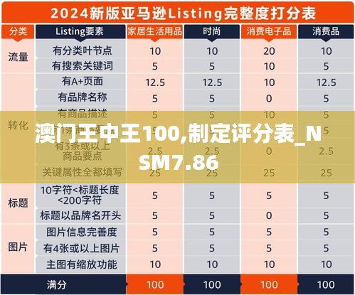 澳门王中王100,制定评分表_NSM7.86