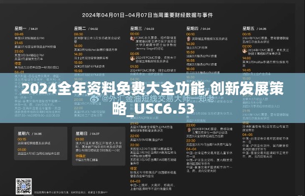 2024全年资料免费大全功能,创新发展策略_USC6.53